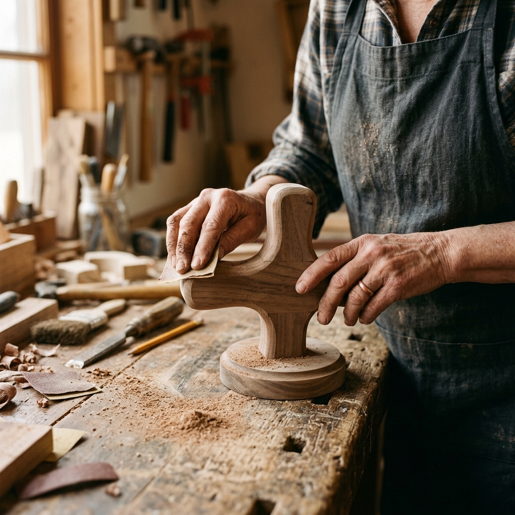 Le Ponçage des pièces en bois